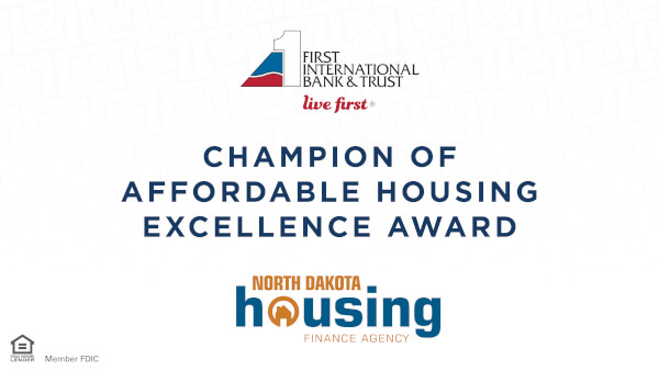 FIBT Earns Champion of Affordable Housing Excellence Award